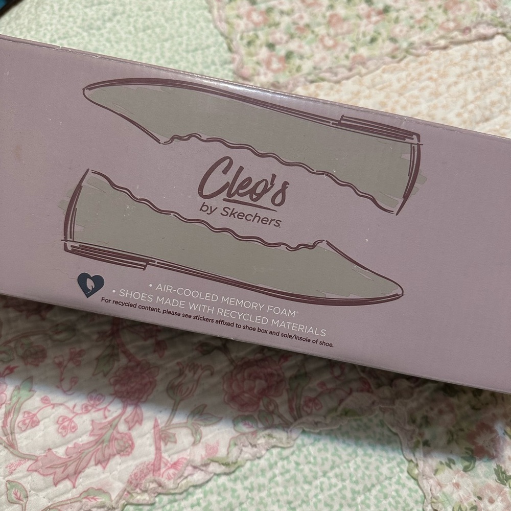 Skechers Black Cleo Love Spell Flats